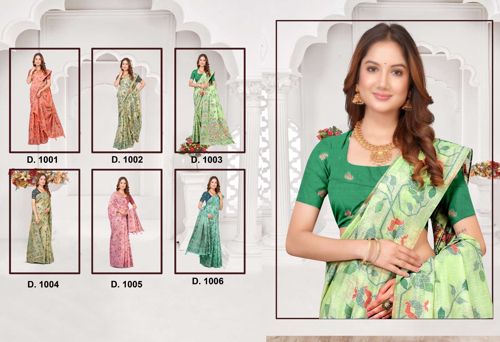 Tulsi we weave WEC - 1008 indian saree wholesale suppliers 