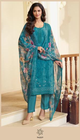 Vinay silkina - royal crepe 48 dress material wholesale 