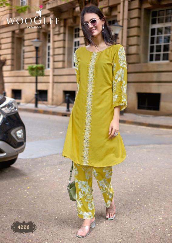 Wooglee yanaa coord set wholesale ladies clothing 