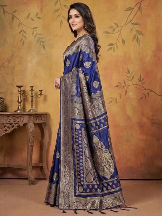 AADYA SILK VOL 3 by shree shyam fashion fancy designer Silk Blend fabric saree wholesale with Fancy latkan