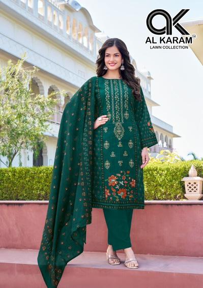 Al karam shezlin pakistani rajasthan goldennprint kurti wholesale 