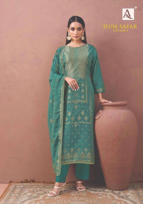 Alok suits humsafar edition 5 dress materials wholesalers in surat 