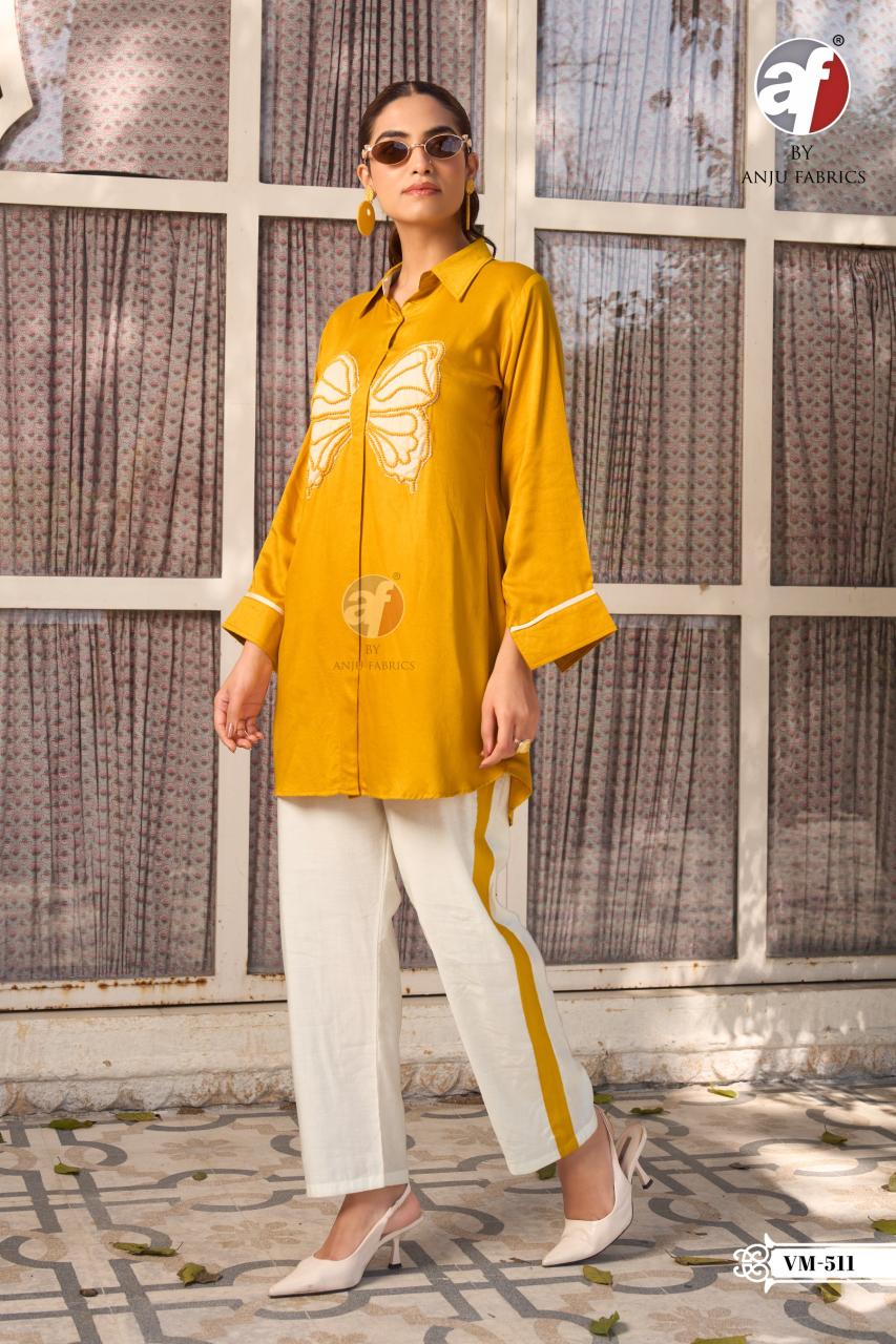 Anju fabrics VM 512 coord set wholesale clothing cash on delivery 