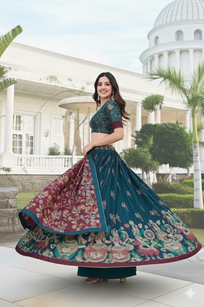 Artriddhs Dola silk D NO DEGITAL 06 Lehenga choli wholesale shop in Pune