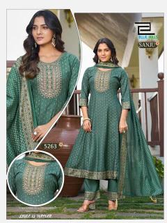 Blue hills sanju anarkali kurti wholesaler price 