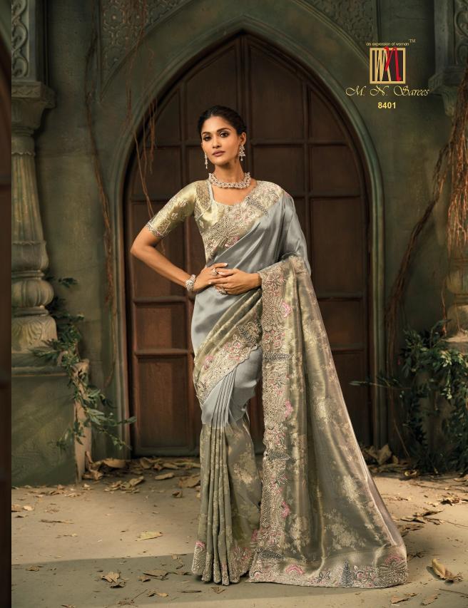 Divastri M.N shahi poshak vol-07 (8400 Series) surat work saree 