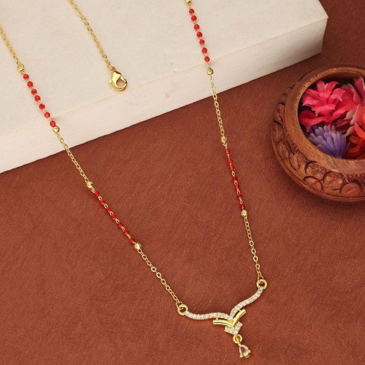 Fancy manglsutra 2093 Wholesale artificial jewelry market in Ahmedabad