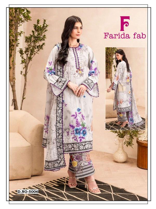 Farida fab ramsha vol- 5 karachi stitched salwar suit wholesale