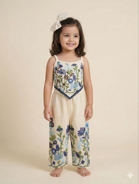 Flora Co-ord set cotton Kids clothes wholesaler in surat