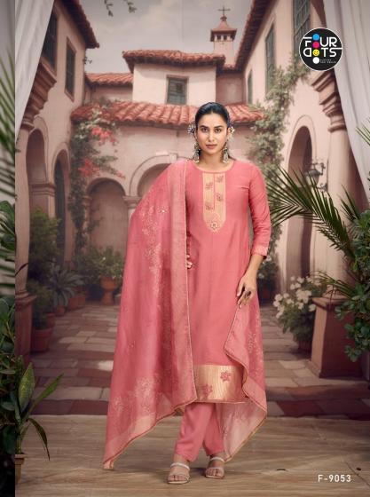 Fourdots adira print dress material wholesale 