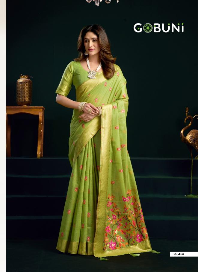 Gobuni siya munga cotton saree wholesale market surat 