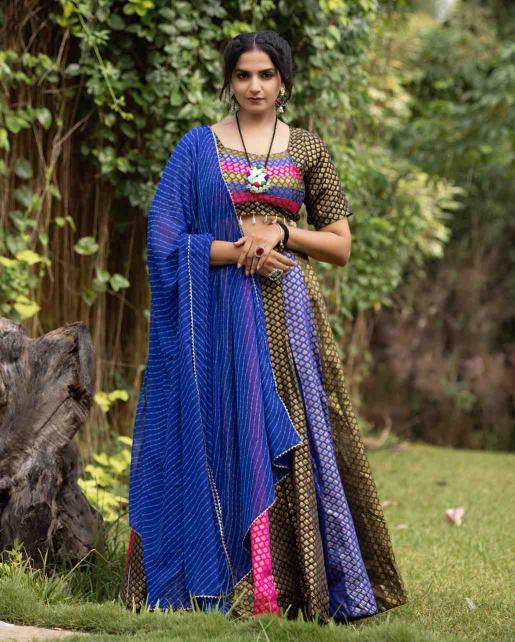 GRTN 8069 SILK Lehenga choli wholesale suppliers in Pune