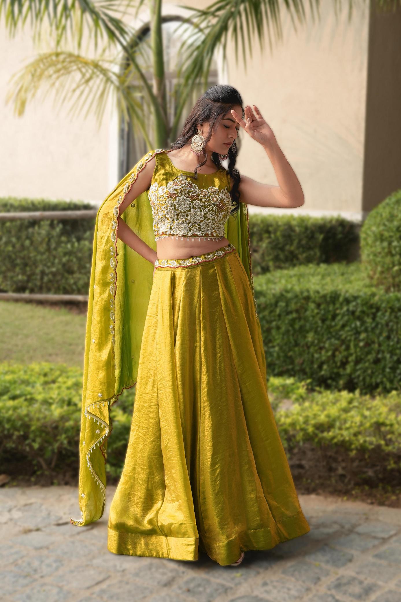 GRTN 8124 ANTIQGLD Fendy Wholesale designer lehenga choli in Mumbai