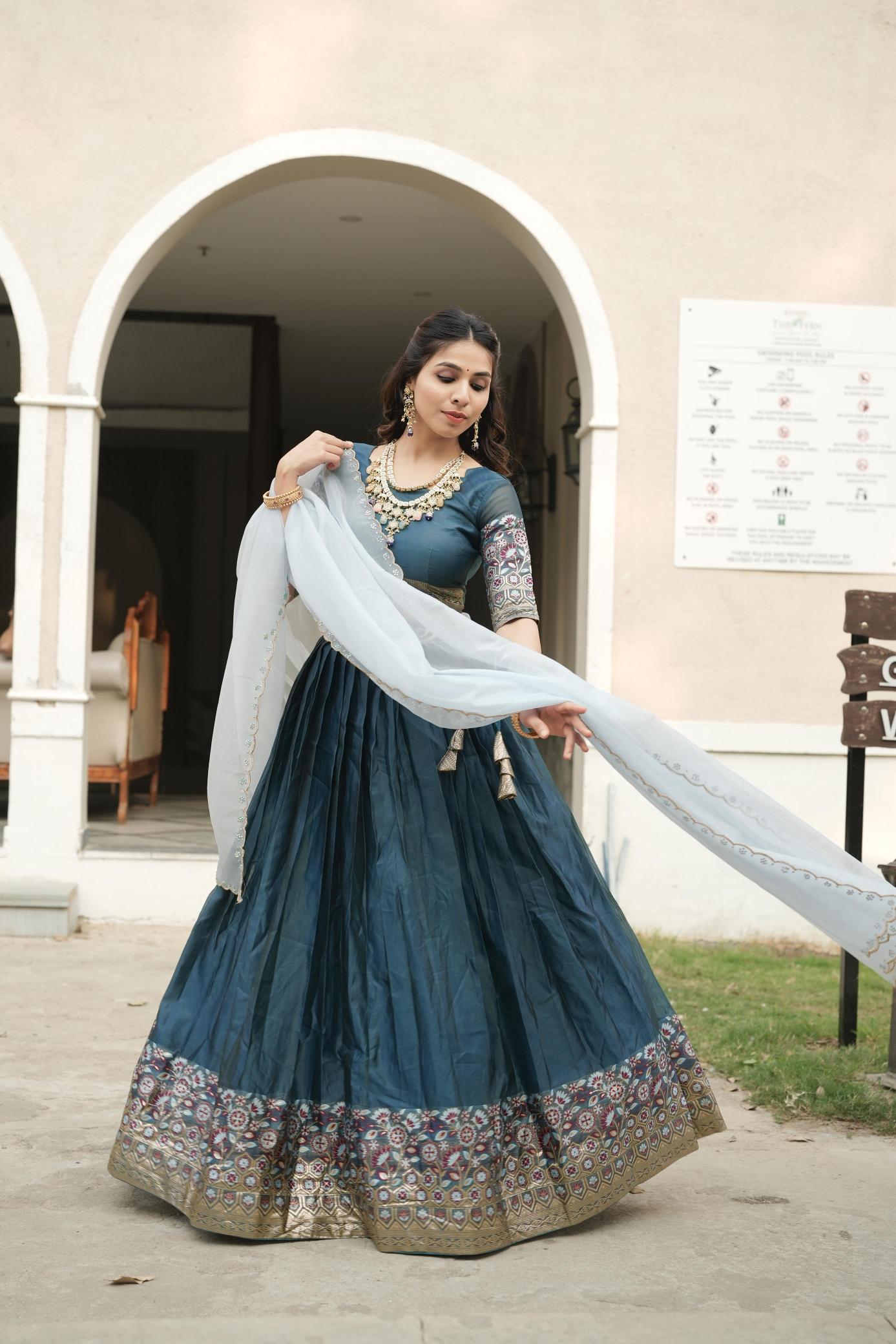 GRTN 8134 Shimmar RAMA Customized lehengas manufacturers