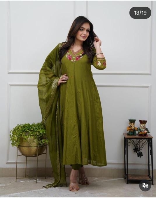 Jaipuri 3pcs anarkali kurti manufacturer wholesale in jaipur jaipur rajasthan