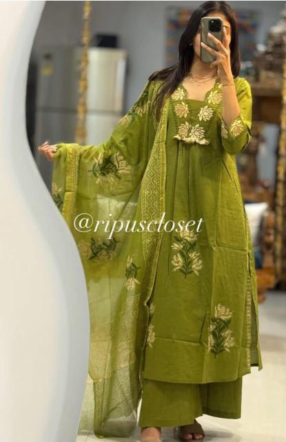 Jaipuri 3pcs long kurtis wholesale online market details 