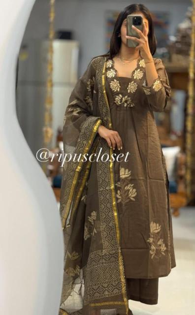 Jaipuri 3pcs long kurtis wholesale price 