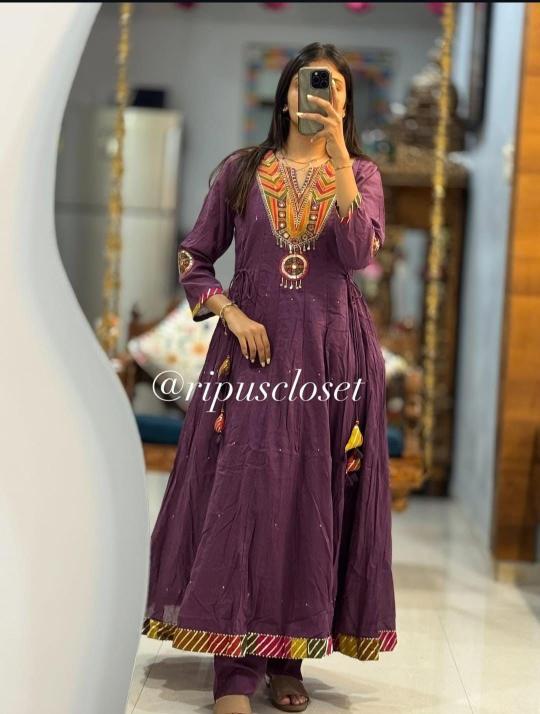Jaipuri anarkali long kurtis wholesale market online 
