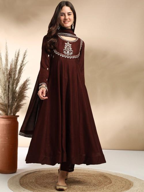 Jaipuri anarkali plain cotton kurtis wholesale 