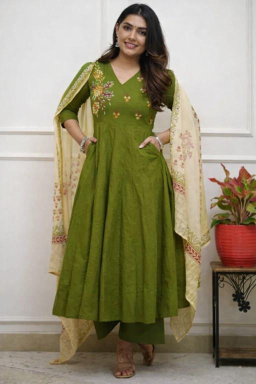 Jaipuri cotton 3pcs kurti all wholesale 