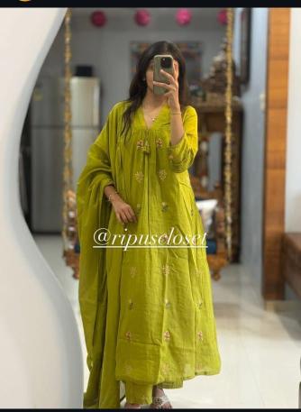 Jaipuri cotton 3pcs kurti wholesaler shop 