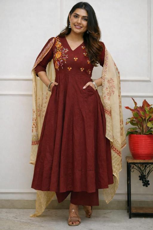 Jaipuri cotton 3pcs kurtis wholesale 