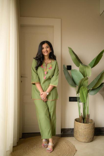 Jaipuri cotton embroidered coord set in bulk 
