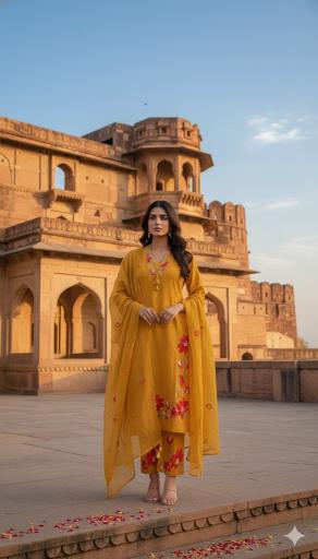 Janni 3pcs plazo kurti set wholesale 