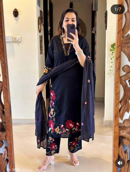 Janni 3pcs plazzo kurti set wholesale 