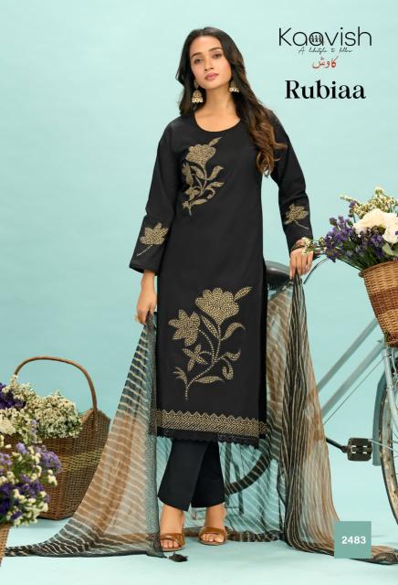 Kaavish rubiaa rajkot cotton dress materials wholesale 