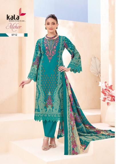 Kala meher vol-12 pattu dress materials wholesale 