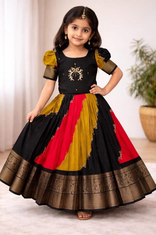 kids lehenga choli silk Kids clothing market in Pune