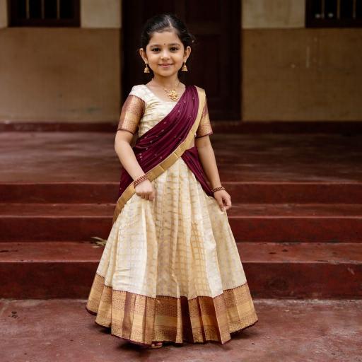 kids lehenga choli silk Kids wear manufacturers in Kolkata