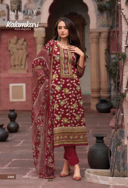Kilory kalamkari jaipur cotton dress materials wholesalers in bangalore