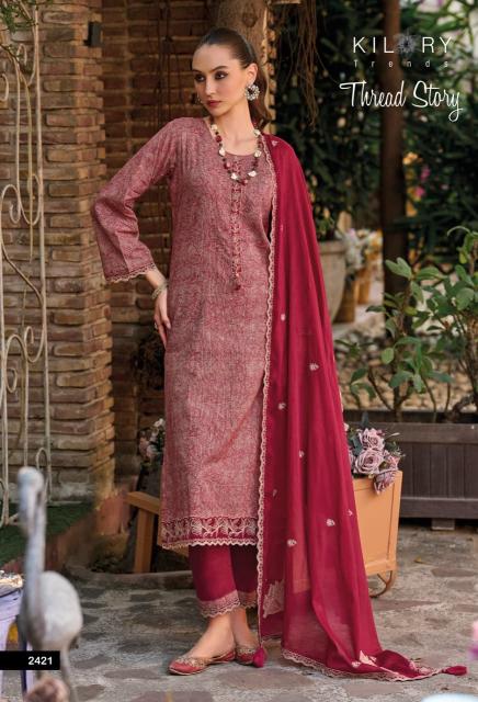 Kilory trends thread story wholesale dress material market in thane 