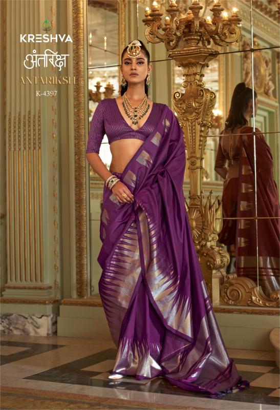 Kreshva antariksh saree wholesalers surat 
