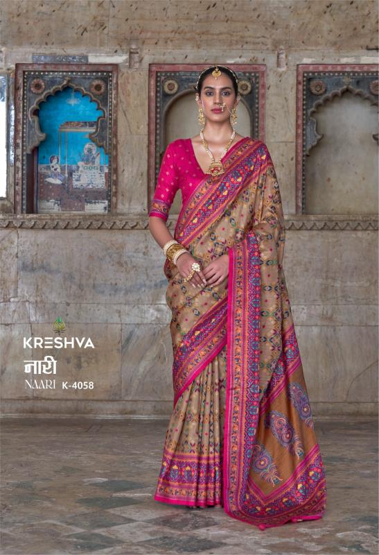 Kreshva naari saree manufacturer surat 