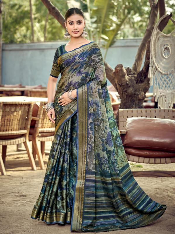 Lakhani cotton silk wholesale saree catalogue 