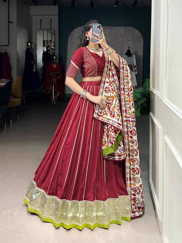 LNB 1658 Chanderi MRN Buy lehenga choli at wholesale prices