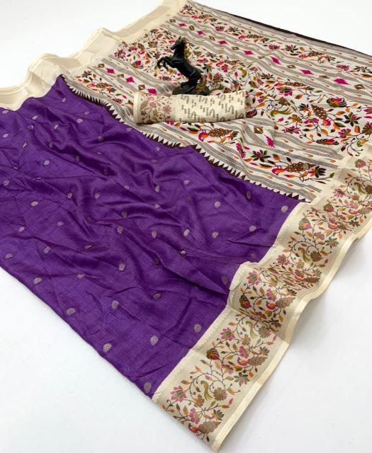 Malhar keerthi-vol-2 tusser silk saree bazar in surat 