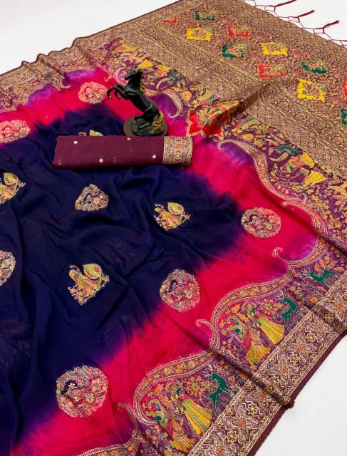 Malhar pashmina-vol-8 saree price comparison with other brands