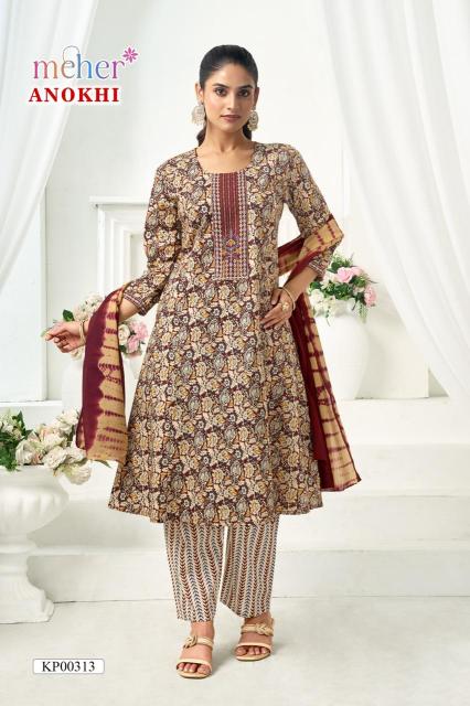 Meher anokhi 3pcs kurtis wholesale online 