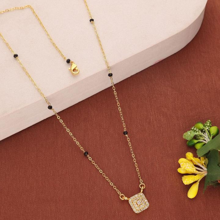 Micro gold polish manglsutra 2020 Cheap artificial jewelry wholesale Mumbai