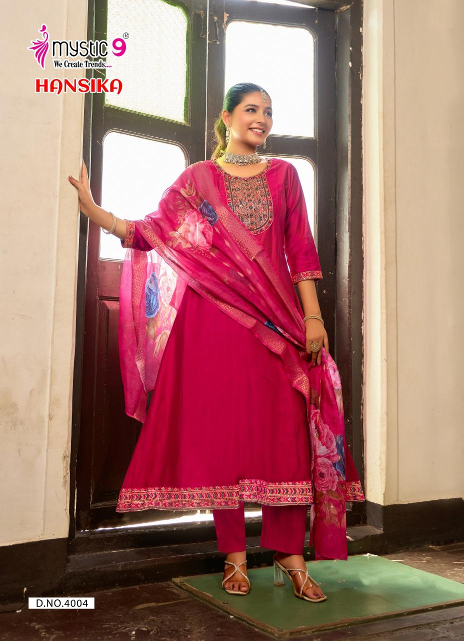 Mystic9 hansika vol 4 printed kurtis wholesale 