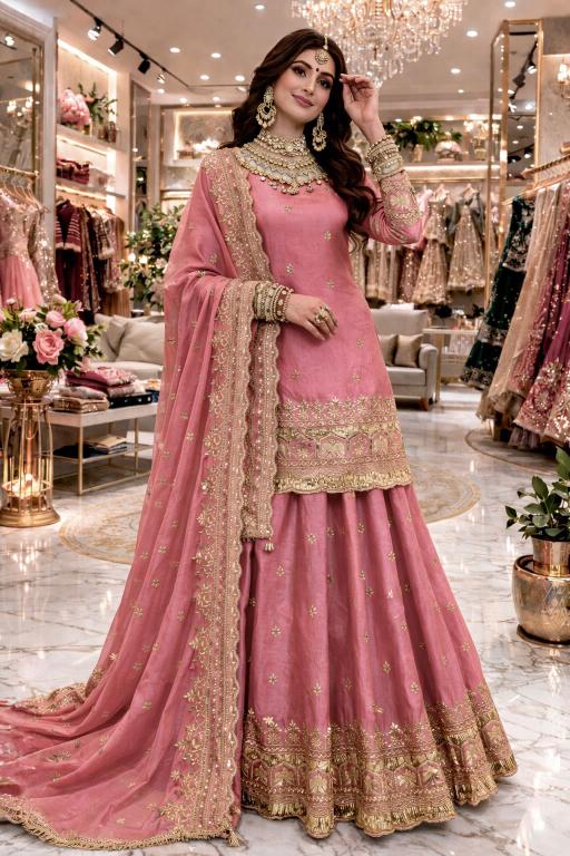 NEW Launching Designer SSC 708 Fandy Pink Latest lehenga choli collection in Kolkata