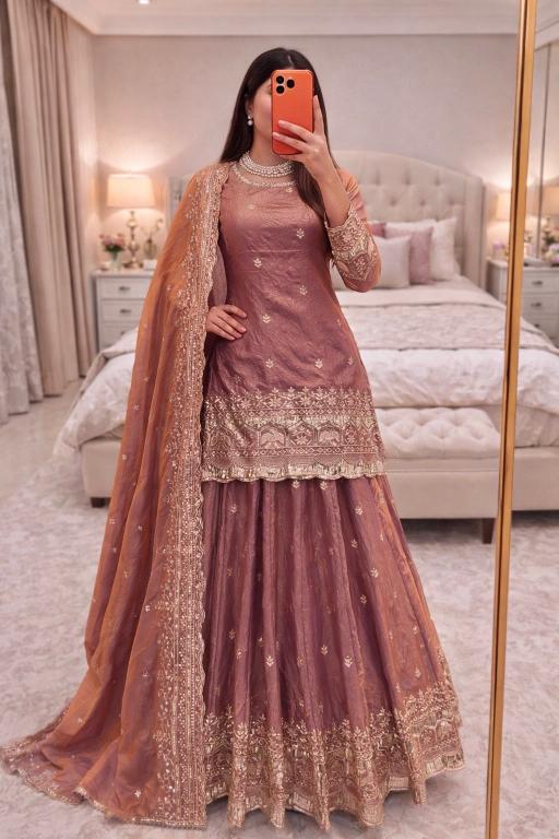 NEW Launching Designer SSC 708 Fandy Purple Affordable lehenga choli in Kolkata