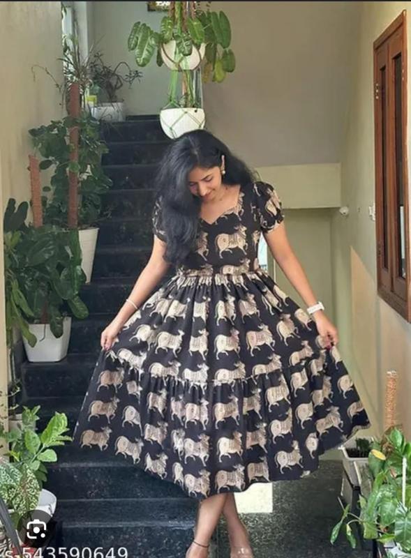 NEW LAUNCING COTTON FROCK cottan silk Wholesale children clothing in Hyderabad