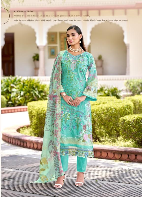 Pakiza print farah vol-22 pure cotton dress material wholesale 