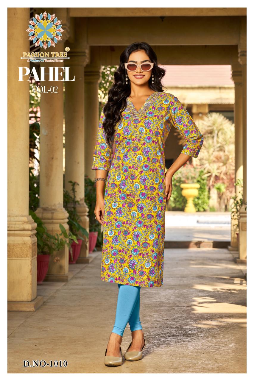 Passion tree pahel vol-2 kurti and dresses wholesale nahapet
