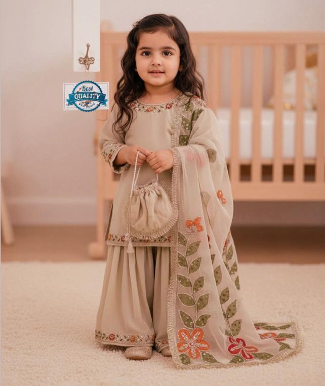Premium Quality Ready To Wear OC 238 SILK Kids fashion wholesale market in Mumbai